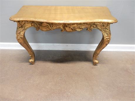 Gold Gilt Attach to the Wall Accent Table