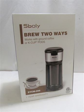 NIB - SBOLY Two Ways Coffee Maker
