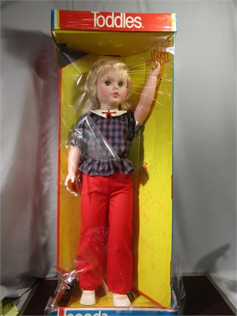 Large Toddles Doll, Uneeda Doll Company in Original Box