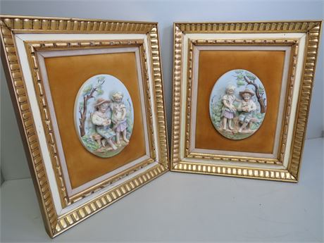 Porcelain Sculptured French Country Wall Art