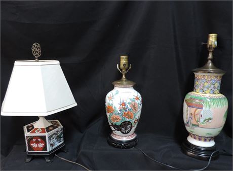 Asian Style Lamp Lot