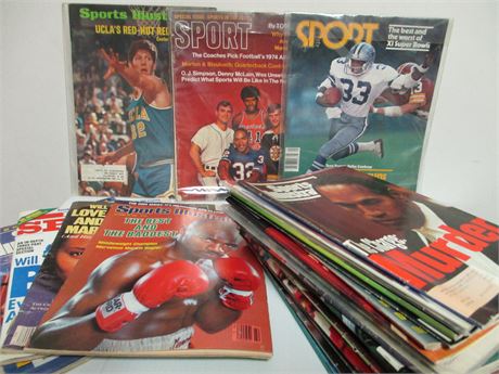 Vintage Sports Illustrated Magazines - 1970s through 1990s
