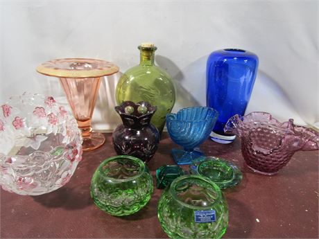 Decorative Glass Collection Lot, Fifth Avenue and Legends Crystal