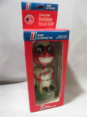 CLEVELAND INDIANS Chief Wahoo Bobblehead