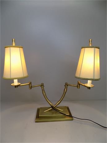 Bamboo Brass Table Lamp