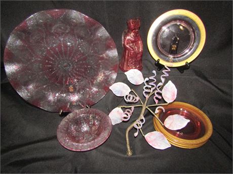 Antique Pink Glassware
