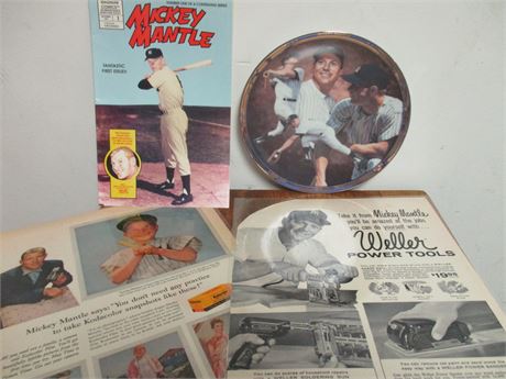 Mickey Mantle Lot: Advertising and More Mantle