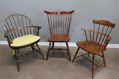 Nichols & Stone Co., Lot of 3 Chairs