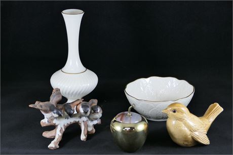 Lenox Vase / Bowl / Goebel Bird / Lot 5