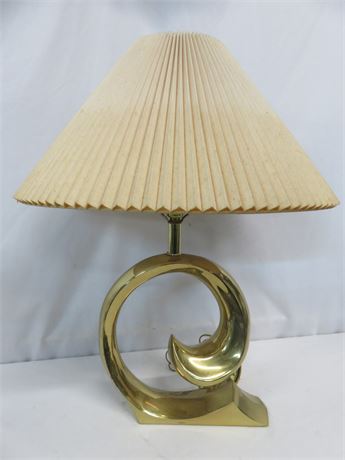 CLOVER Mid-Century Brass Lamp