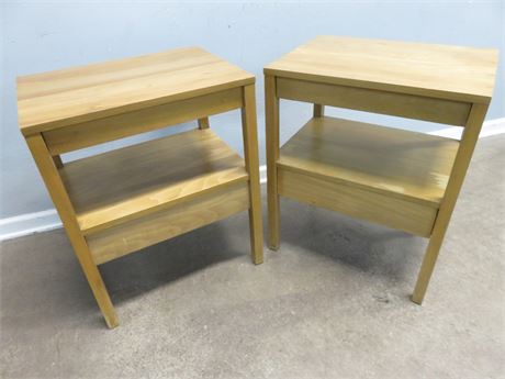 Solid Wood End Tables