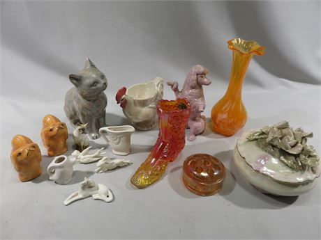 Porcelain & Glass Figurines / Home Decor