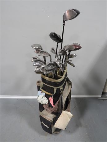 Golf Clubs w/Bag & Accessories
