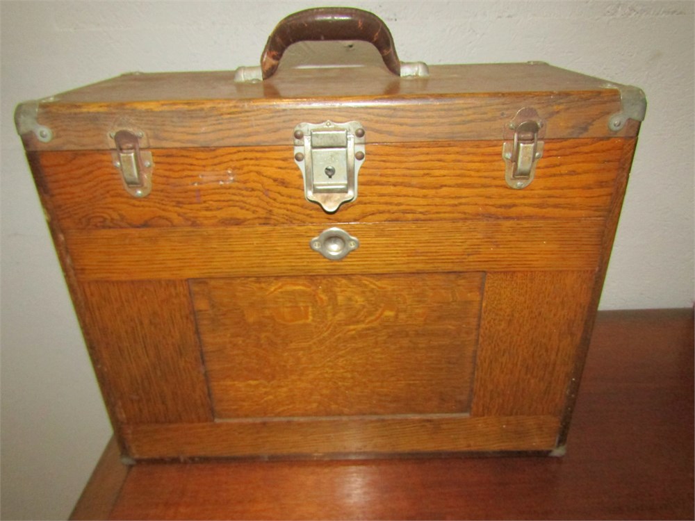 Oak Machinist Tool Chest For Sale - Online Auctions