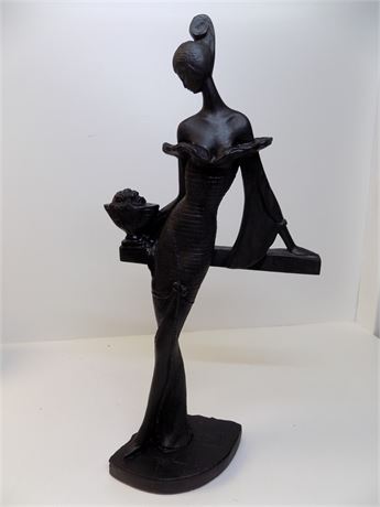 Spanish Woman Figurine Sculpture