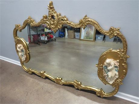 Boroque Rococo Style Gilded Mirror