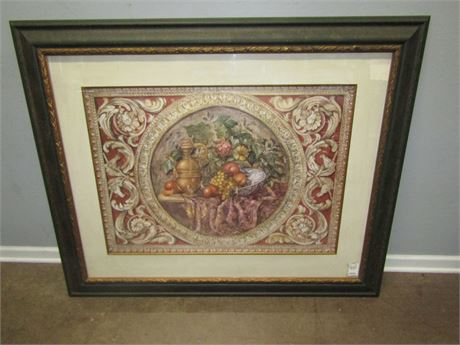 Large Wall Art "Duorum Alteae Collection", Framed under Glass
