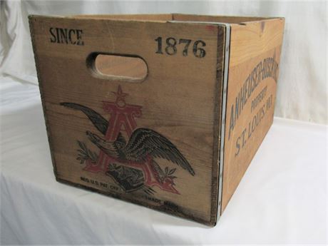 Anheuser-Busch Wood Crate