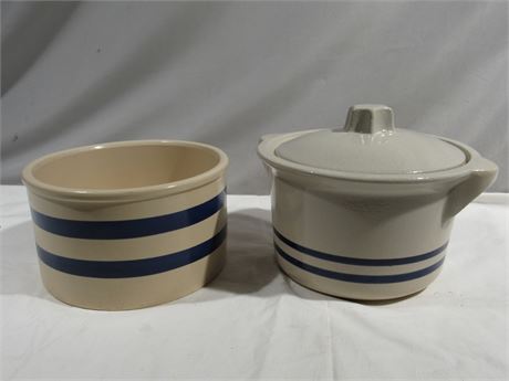 2 Robinson Ransbottom Pottery (RRP)Crocks