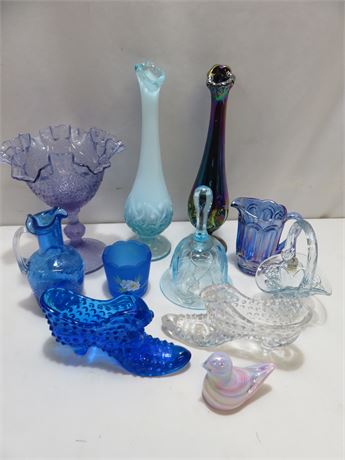 Decorative Glassware Lot
