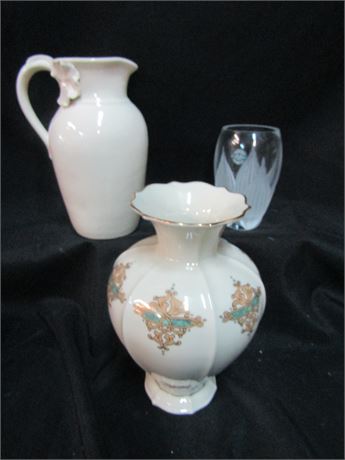 Lenox Vase & Glass