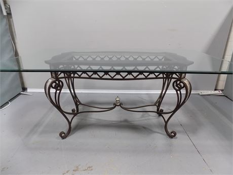 Contemporary Glass Top Dinning Table