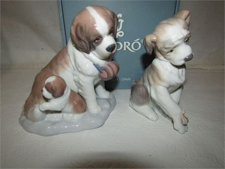 Lladro Figurines Dogs