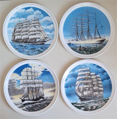 Hammersley Bone China Tall Ships Vintage Plate Collection