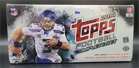 2014 Topps Football 400 Card Complete Set with Exclusive 5 Orange Parallels