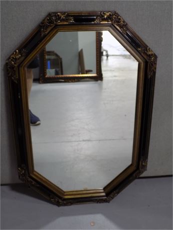 Large Decorative Black Mirror