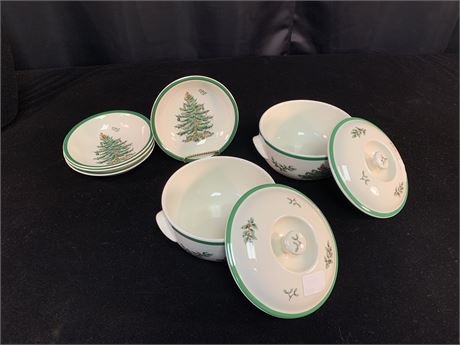 SPODE Christmas Dishes