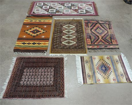 Southwest Style Wool Accent Rugs