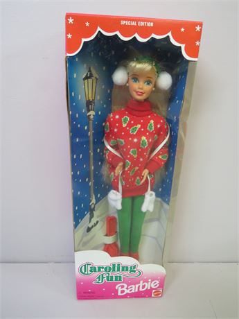 1995 Caroling Fun Barbie Doll