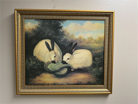 Transitional Design Online Auctions - Vintage Signed-P. Rolence Folk Art