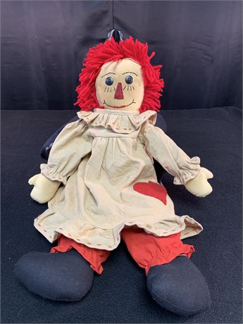 Handmade Vintage Raggedy Ann Doll