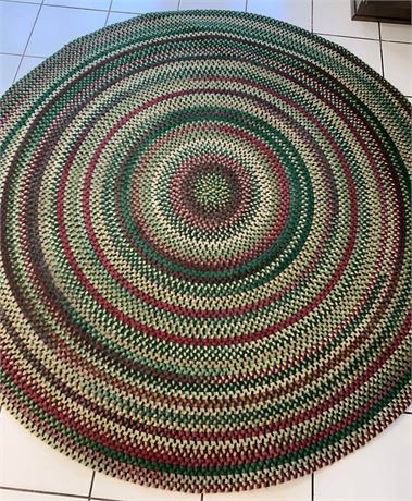 6 ft. Braided Wool Area Rug