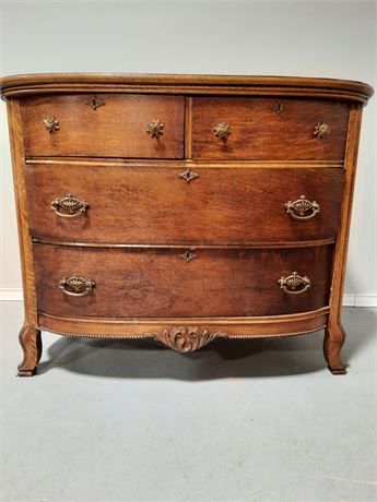 Curved Oak Chest