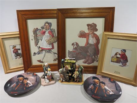NORMAN ROCKWELL Pictures / Plates / Figurines