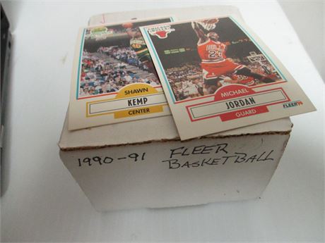 1990-91 Fleer Basketball Complete Set