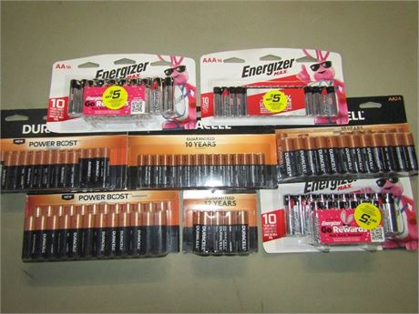 Batteries-Energizer and Duracell