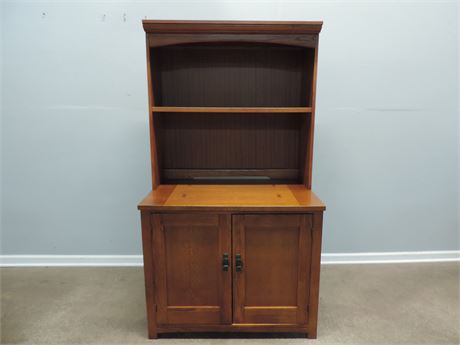BASSETT Mission Style Cabinet / Bookshelf