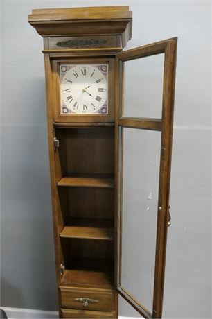Upright Grandfather Style Clock, Battery Operated