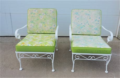 Patio/Sunroom Chairs with Padded Cushions