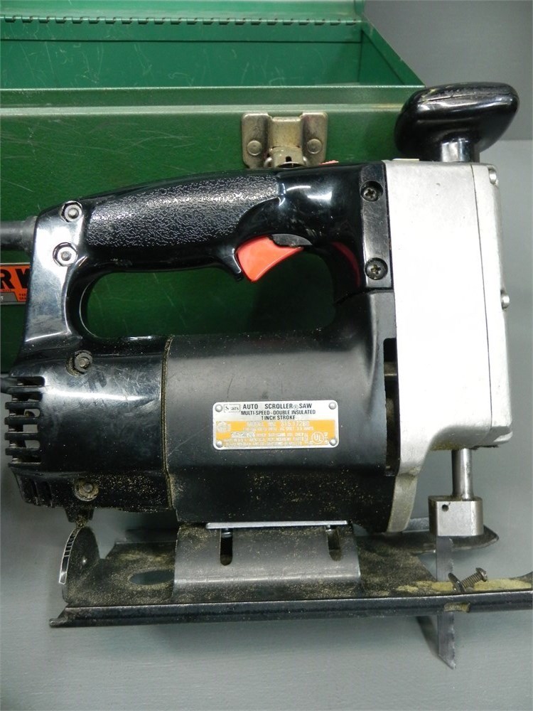 Transitional Design Online Auctions - Used Belt Sander / Scroller Saw ...