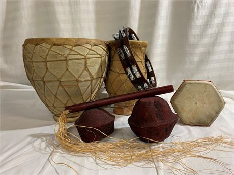 Musical Lot of Indigenous Style Instruments
