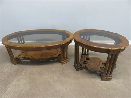 Glass Top Table Set