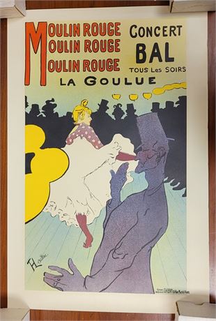 Henri de Toulouse-Lautrec Moulin Rouge Concert Ball Vintage Reprint