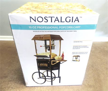 NOSTALGIA Professional Popcorn Cart