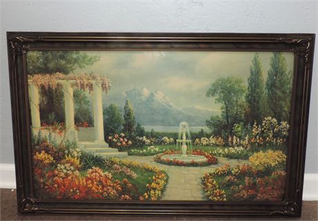 Landscape Flower Garden Painting