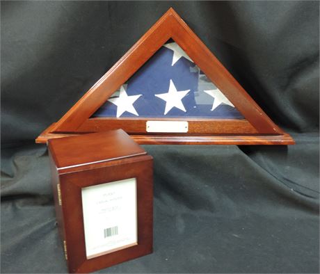 Memorial Flag Display / Photo Box